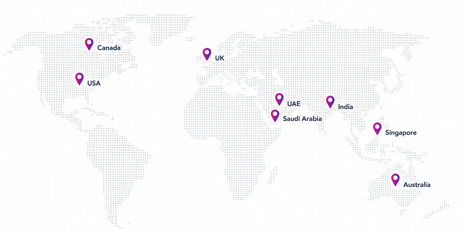 Global Presence Map